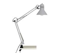 Brilliant AG 427004 Lampe de Bureau, Métal, E27, 40 W, Argent