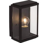 Applique murale extérieure GAIA - BRILLIANT - Noir - Métal/Verre - E27 1x60W