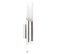 Brilliant AG 90010/13 Applique Salle de Bain Métal/Verre 40 W E14 Argent