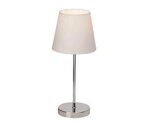 Brilliant AG 94874/05 Lampe à Poser Métal/Plastique 25 W E14 Chromé/Blanc