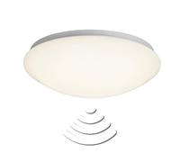 Brilliant Plafonnier LED Fakir avec détecteur de mouvements 12 W Blanc
