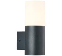 Brilliant Applique murale d'extérieur Aberdeen, sur pied, anthracite, acier inoxydable/plastique, 1x QA60, E27, 28 W