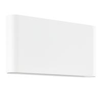 BRILLIANT Applique murale d'extérieur moderne LED WELBIE en blanc | Up/Down Light | Applique murale pour l'éclairage de la maison | métal/verre | 14 watts 1300 lumens 3000 kelvins