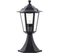 Brilliant Borne extérieure Carleen Métal/verre Noir IP44 E27 60W