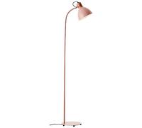 Brilliant Erena - Lampadaire - 1,5 m - Rose clair - Interrupteur à pied en métal/bois - 1 x A60 - E27 - 40 W - Convient pour une lampe normale (non incluse)