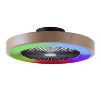 Brilliant G60060/09 Slimline Plafonnier LED avec ventilateur Module LED 40 W