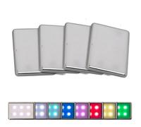 Brilliant G94624/72 Encastré sous Forme Carre Matière Plastique Multicolore 8,3 x 6 x 0,6 cm