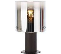 BRILLIANT lamp Lampe de table Beth café / verre fumé 1x A60, E27, 60W, lampes normales gf non spéc