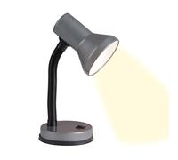 Lampe de table Brilliant Junior 40 W bras pivotant titane
