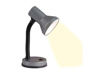 BRILLIANT lamp Lampe de table junior titane | 1x R80, E27, 40W, adapté aux lampes à réflecteur (non incluses) | Échelle A ++ à E | Avec interrupteur à bascule