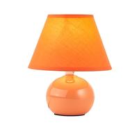 BRILLIANT lamp Lampe de table Primo pêche | 1x D45, E14, 40W, adapté aux lampes à suspension (non inclus) | Échelle A ++ à E | Avec interrupteur à cordon, Orange
