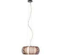 BRILLIANT lamp Relax suspension 40cm bronze / chrome 2x lampes normales A60, E27, 30W, gf non spéc Chrome G