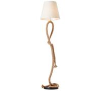 BRILLIANT Lampadaire Sailor, éclairage intérieur naturel - blanc 1 flamme, lampadaires, décoratif | 1x A60, E27, 40W, convient aux