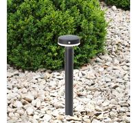 BRILLIANT Lampadaire solaire d'extérieur noir MAGUA | incl. piquet de terre | 4W 350lm 4000K | métal/plastique