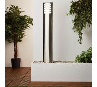 BRILLIANT Lampe d'extérieur Todd | lampe d'extérieur sobre | acier inoxydable/plastique | IP44 | protégée contre les projections d'eau | 1x E27 max. 40 W