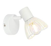 BRILLIANT lampe Elhi spot mural blanc | 1x D45, E14, 40W, adapté aux lampes à suspension (non inclus) | Échelle A ++ à E | Tête pivotante