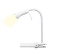 BRILLIANT lampe Flex clamp light blanc | 1x R50, E14, 40W, adapté aux lampes à réflecteur (non incluses) | Échelle A ++ à E | Réglable individuellement avec un bras flexible
