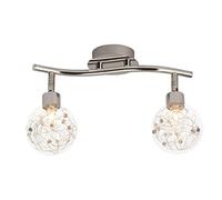 BRILLIANT lampe Joya spot tube 2 lumières chrome | 2x QT14, G9, 33W, adapté aux lampes à culot à broche (non incluses) | Échelle A ++ à E | Têtes pivotantes