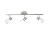 BRILLIANT lampe Luca spot tube 3 lumières fer/chrome/blanc | 3x R50, E14, 40W, adapté aux lampes à réflecteur (non incluses) | Échelle A ++ à E | Têtes pivotantes