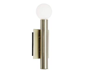 BRILLIANT lampe Lucky applique murale laiton antique | 1x QT14, G9, 18W, adapté aux lampes à culot à broche (non incluses) | Échelle A ++ à E | Convient aux lampes LED