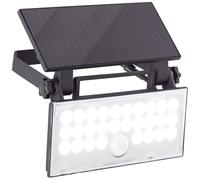 Brilliant Luton G40421/06 Applique solaire extérieure avec détecteur de mouvement LED 6 W noir