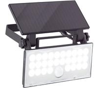 Brilliant Luton G40421/06 Applique solaire extérieure avec détecteur de mouvement LED LED 6 W noir