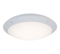 BRILLIANT Plafonnier à LED blanc pour l'extérieur | Plafonnier IP66 | 12W 1400 lumens 4000 Kelvin | Plastique