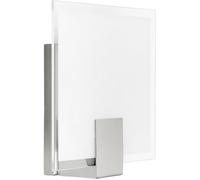 Brilliant Sonian 90324/13 Applique E14 40 W LED acier inoxydable, blanc