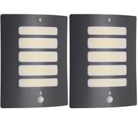Brilliant Todd applique murale anthracite 47698/63 (Lot de 2)