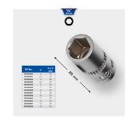 Brilliant Tools Brilliant Tools Douille 6 pans 1/4", 11 mm Quantité:1