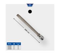 Brilliant Tools Douille BT022960 denture multiple 1/2" 200 mm M8 1 pièce