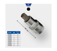 Brilliant Tools Brilliant Tools Douille six pans creux 1/2", longueur 55 mm, 17 mm Quantité:1
