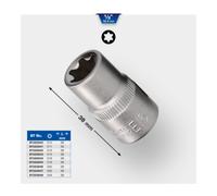 Brilliant Tools Brilliant Tools Douille TX E 1/2", E10 Quantité:1