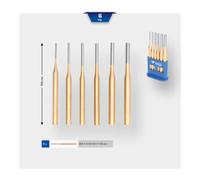 Brilliant Tools Brilliant Tools Jeu de chasses, 6 pcs Quantité:1