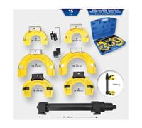 Brilliant Tools Brilliant Tools Jeu de compresseurs de ressorts, 15 pcs, coupelles gainées PVC Quantité:1