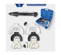Brilliant Tools Brilliant Tools Jeu de compresseurs de ressorts, 15 pcs pour ressorts type Mc Pherson BMW, Toyota, Ford, Opel, VW, Audi, Saab, Nissan, Honda, Subaru, Volvo, Mitsubishi Quantité:1