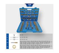 Brilliant Tools Brilliant Tools Jeu de tarauds et filières TiN, 110 pcs Quantité:1