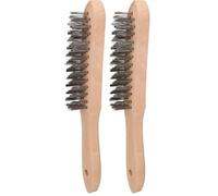 Brilliant Tools Brosse métallique manuelle 4 rangées, 290mm BT706002 (Lot de 2)