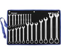 BRILLIANT TOOLS BT013221 Jeu de clés mixtes à cliquet [Powered by KS TOOLS] | Jeu de clés mixtes à cliquet réversible, 21 pcs, 6 - 32mm