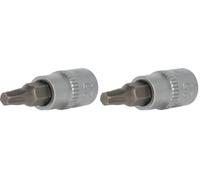BRILLIANT TOOLS BT020974 Douille Torx 1/4", T25 [Powered by KS TOOLS] (Lot de 2)