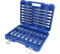 BRILLIANT TOOLS - Jeu de douilles 1/2" BT022030 - 30 pièces Acier Chrome-Vanadium 5-19 mm