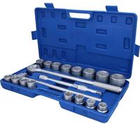 BRILLIANT TOOLS BT025020 Coffret de douilles 6 pans 3 [Powered by KS TOOLS] | Coffret de douilles 6 pans 3/4", 20 pcs