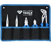 BRILLIANT TOOLS BT060005 Jeu de pinces standard, 5 pcs [Powered by KS TOOLS]