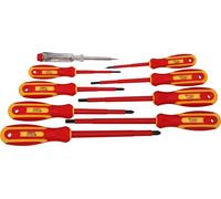 Brilliant Tools Brilliant Tools Jeu de tournevis VDE, 9 pcs, plats et PH Phillips Quantité:1