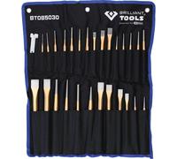 BRILLIANT TOOLS Jeu de burins et chasse-goupilles 28 pièces - BT085030