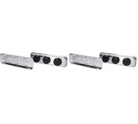 BRILLIANT TOOLS BT691155 Tablette magnétique/jeu de coques en inox, 65 x 226 mm, 2 pièces [Powered by KS TOOLS] (Lot de 2)