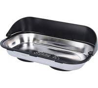 BRILLIANT TOOLS BT691166 Tablette magnétique / coque en inox avec bac de récupération 140 x 240 mm [Powered by KS TOOLS]