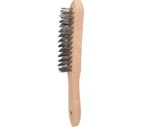 BRILLIANT TOOLS BT706002 Brosse métallique acier à 4 rangées, 290 mm [Powered by KS TOOLS]