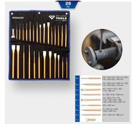 BRILLIANT TOOLS Jeu de burins et chasse-goupilles 28 pièces - BT085030