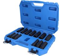 BRILLIANT TOOLS Jeu de douilles de force 1/2" 6 pans 13 pcs. long 10 - 24 mm - BT022625
